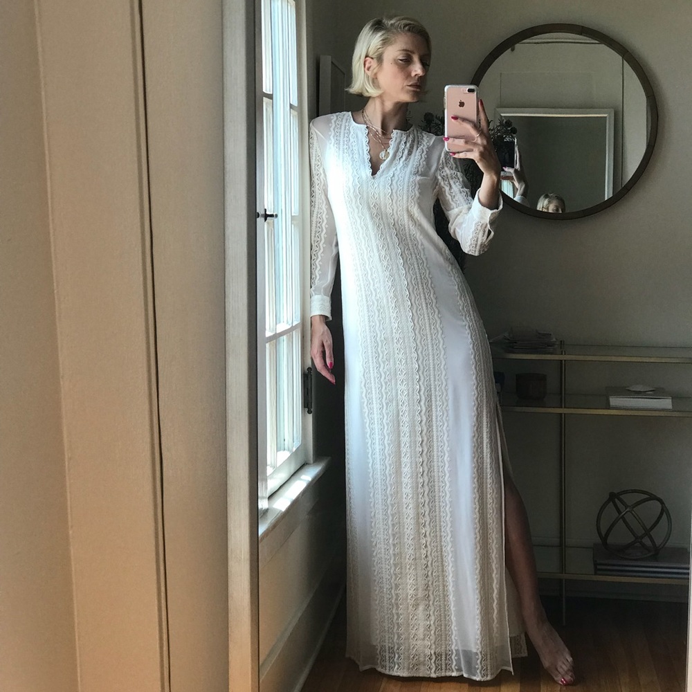 Elizabeth and James Mia Silk-Georgette Maxi Dress - Picture 1 of 7